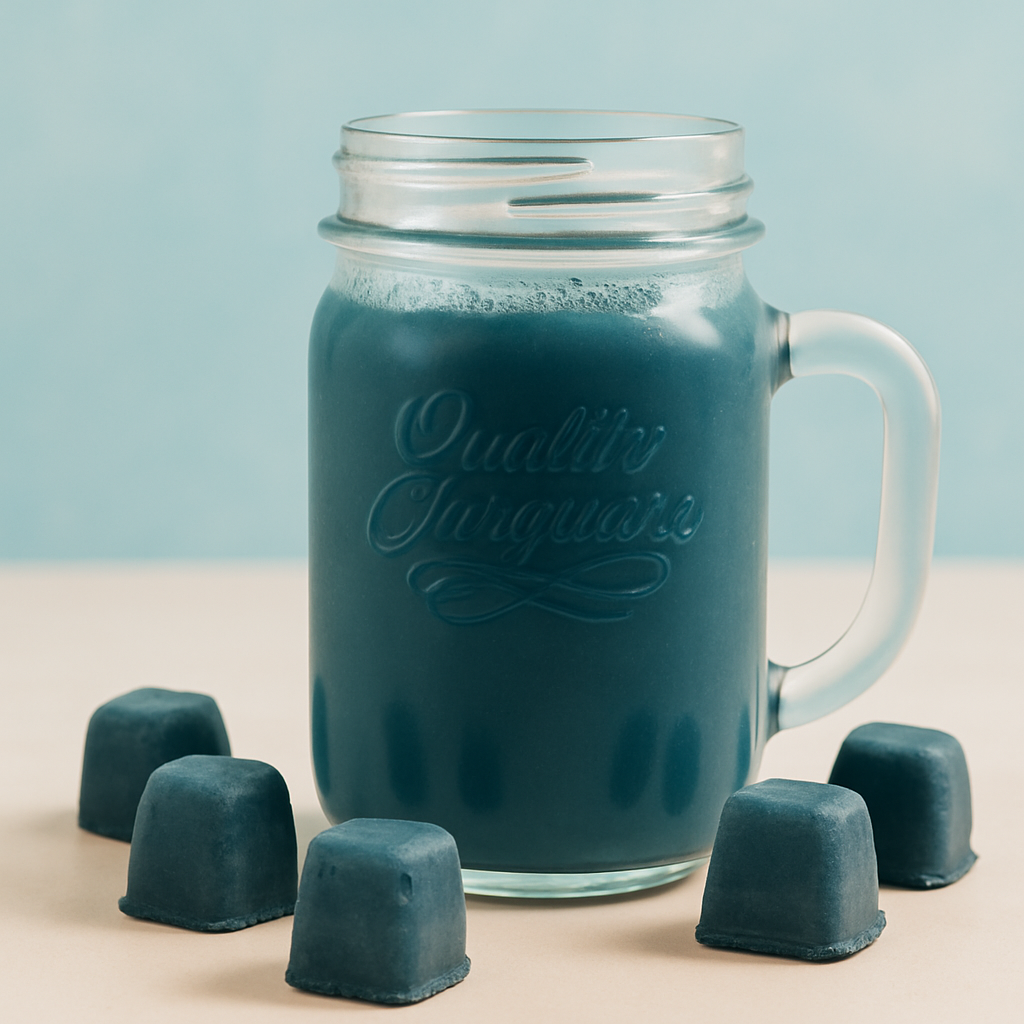 Boosting blue (2 smoothies)